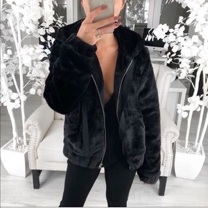Black soft jacket